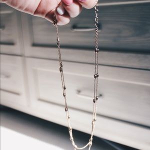 Gold Layered Beaded Necklace